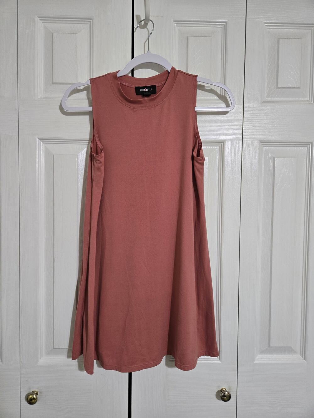 Amy Byer large juniors mauve dress